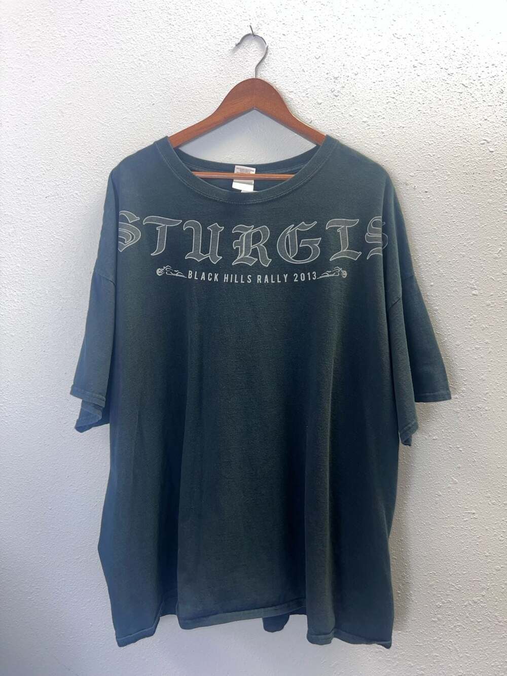 Black Hills Rally 2013 T Shirt 3XL Graphic Biker Skull Flame 0505